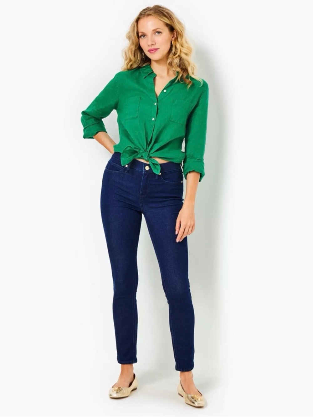 NWOT ~ Lilly Pulitzer women's stretch denim jeans.